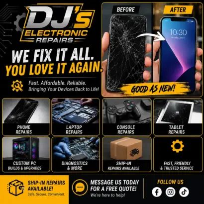DJ's Electronic Repairs - photo 1